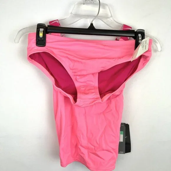 Nike Girl’s Crossback Pink Two Piece Cropped Tankini Set Size XL